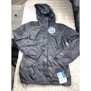 Columbia Women Arcadia II Rain Jacket Black S Waterproof Breathable New With Tag